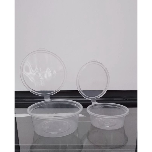 SAUCE PP CONTAINER WITH LID/ORIMAX P2 P4/2oz 4oz 50pcs+/- | Shopee Malaysia