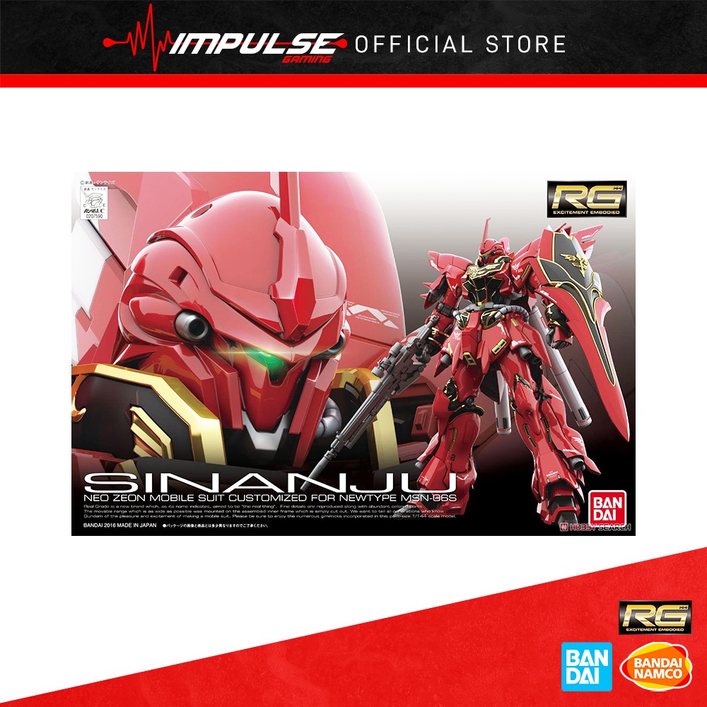 Bandai RG 1/144 MSN-06S Sinanju (5061619) | Shopee Malaysia