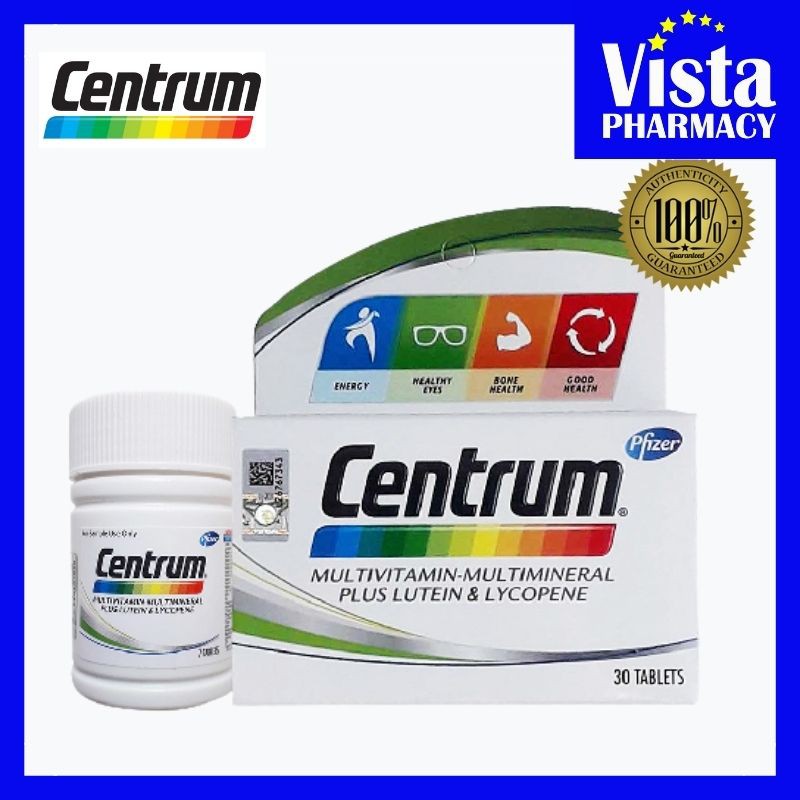 Centrum Multivitamin Multimineral Plus Lutein And Lycopene 30's