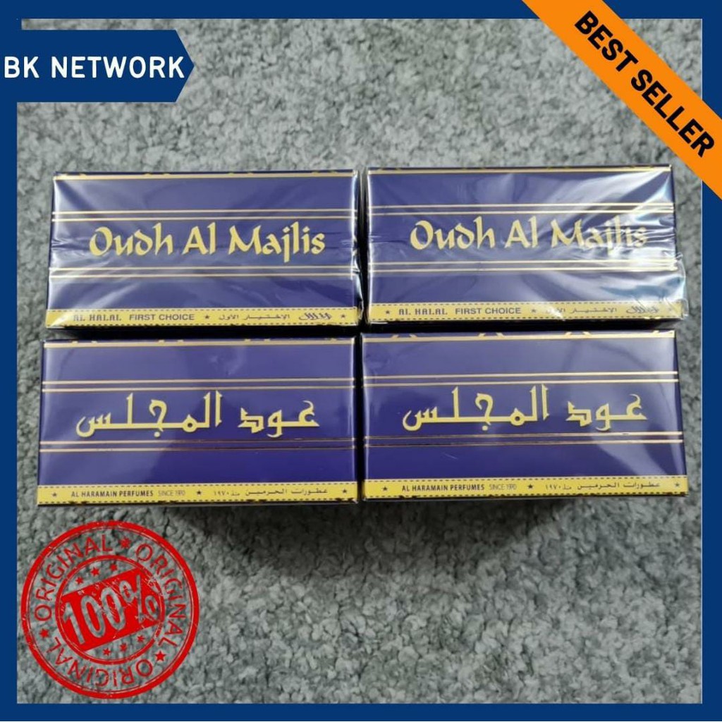 🔥HOT🔥 OUD AL MAJLIS (50g) by Al Halal First Choice Arabian Bakhoor Oudh