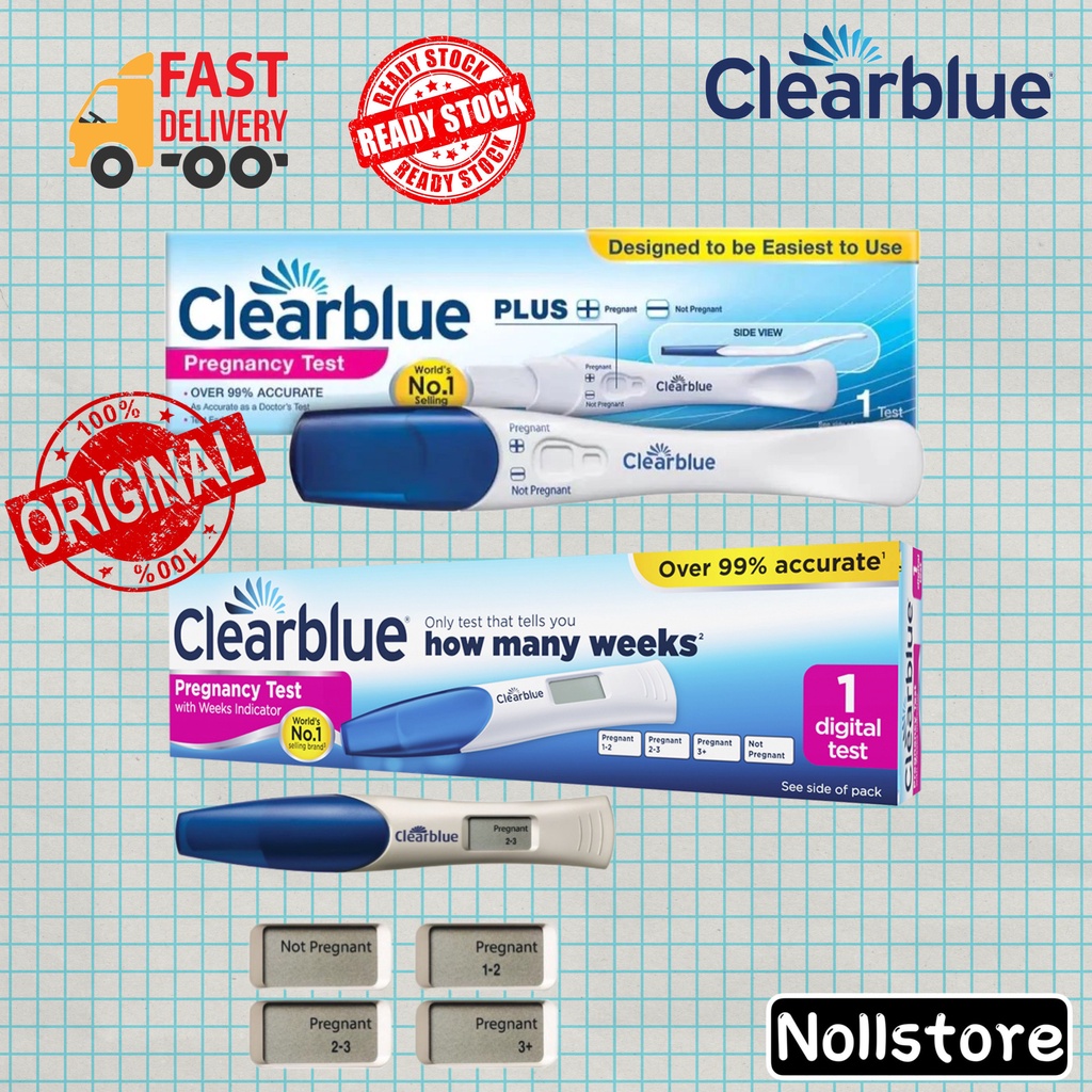 (EXP 11/2024) CLEARBLUE Digital Pregnancy Test With Week Indicator (1's