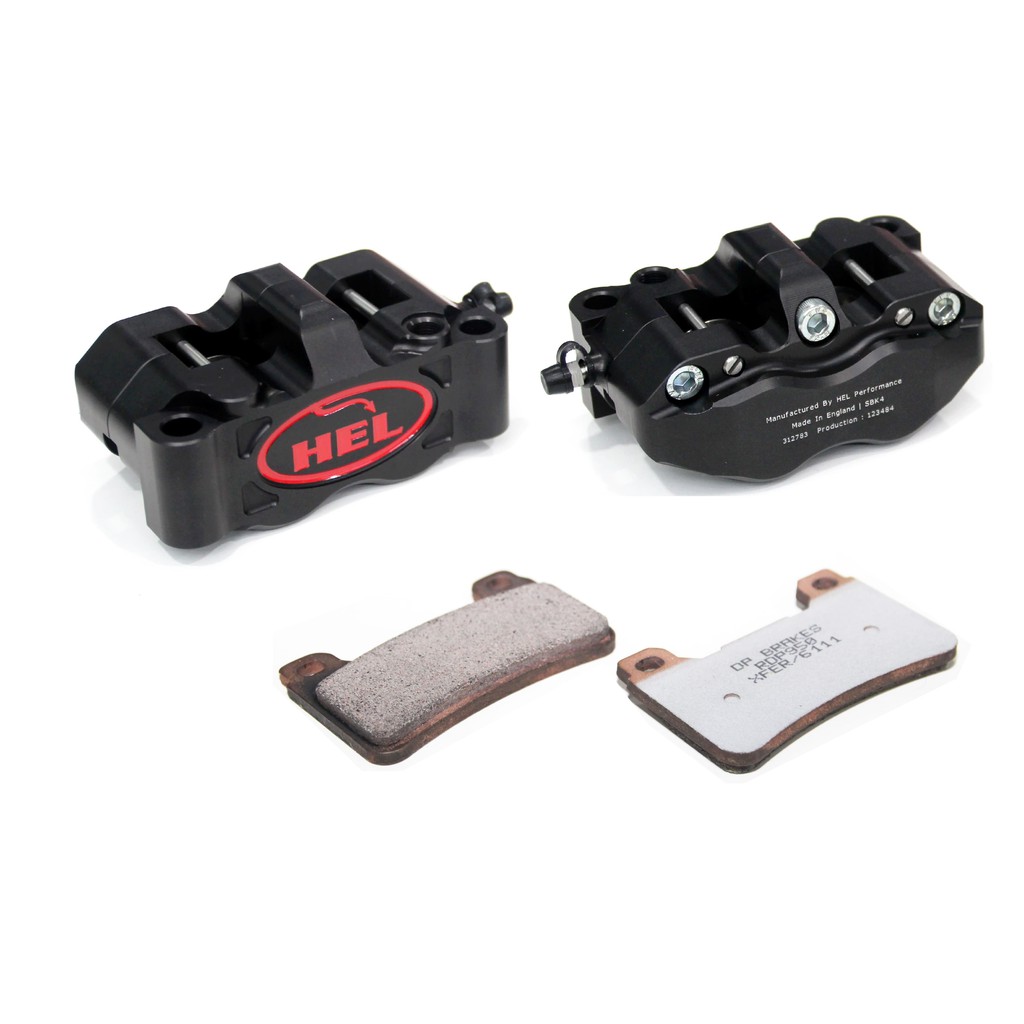 HEL Performance 4 Piston Radial Brake Calipers Kit 100mm / 108mm