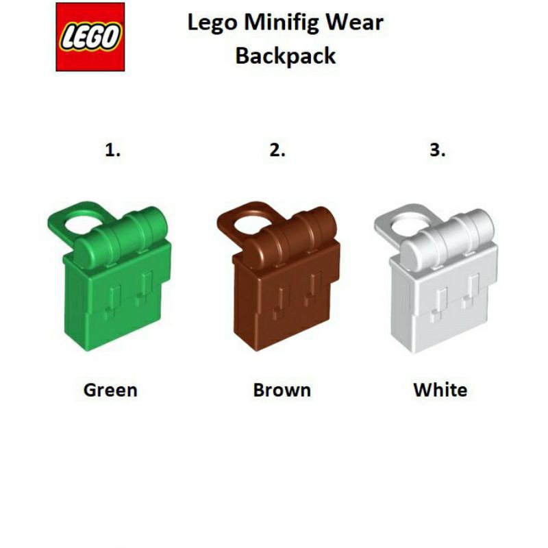 Lego discount minifigure backpack