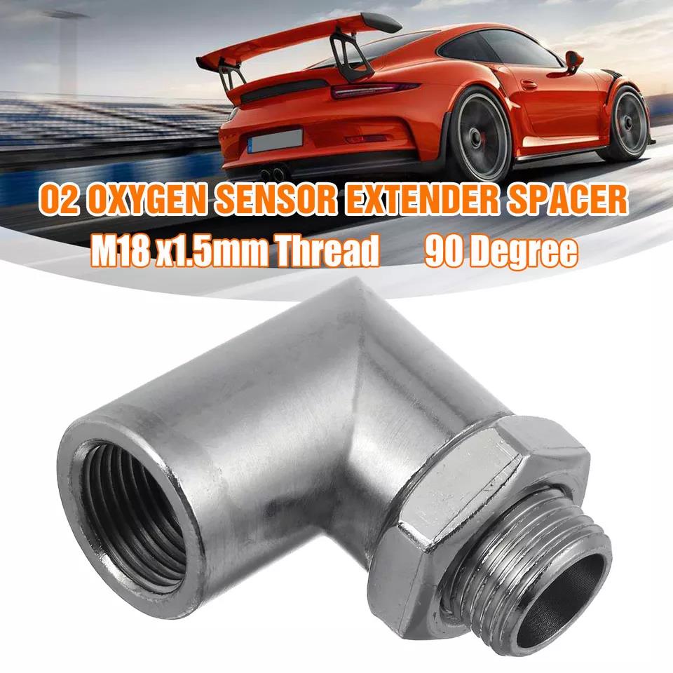 M18 x 1.5 O2 Oxygen Sensor Lambda Extender Spacer 45/90 Degree For