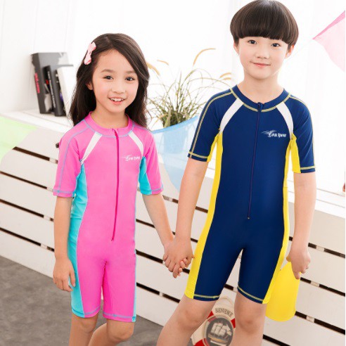 Boys Girls One Piece Swimsuits Bathing Suits Diving Swimming Suit Shopee Malaysia