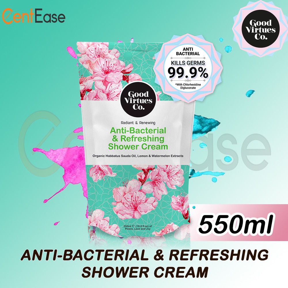 Good Virtues Co (GVC) AntiBacterial & Refreshing Body Wash Shower