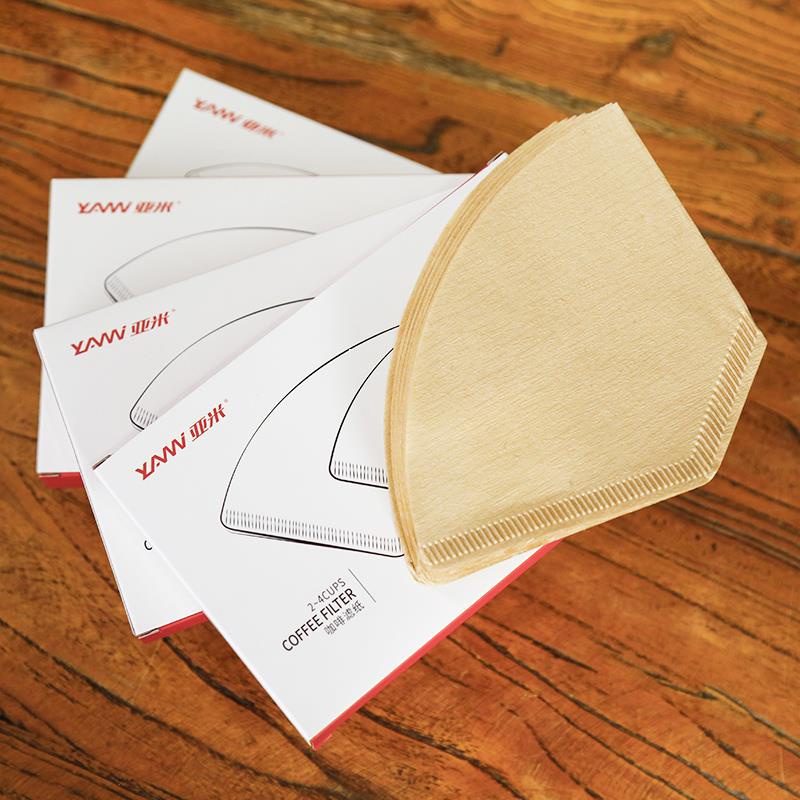 Yami fan coffee machine filter paper hand drips American coffee pot fan