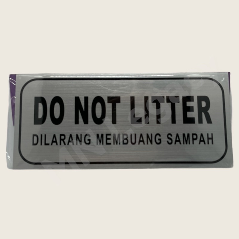 SIGNAGE/PLATE PAPAN TANDA KECIL TOILET/ NO SMOKING/ SURAU/ DO NOT ...