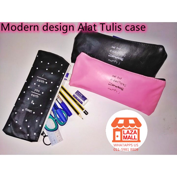 OFFICE GIRL Stationary Pencil Case MODERN gift sekolah school Zipped ...