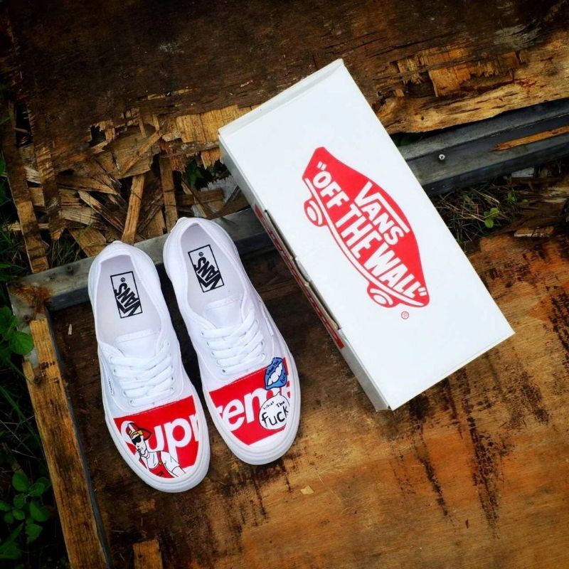 Supreme vans clearance authentic