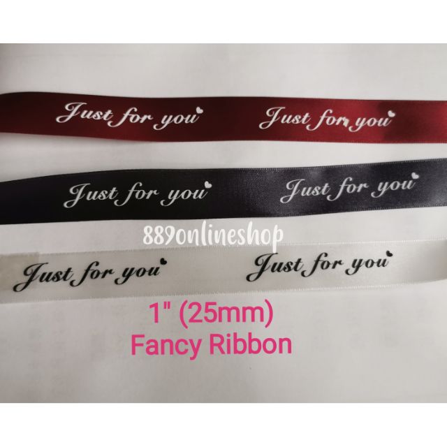 🌈Fancy Ribbon/ Ribbon Wording /Ribbon untuk hiasan bungkusan..(5m ...