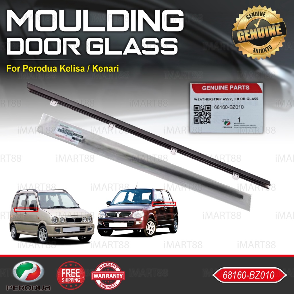 ORIGINAL PERODUA KELISA KENARI GLASS DOOR MOULDING SEAL RUBBER OUTER