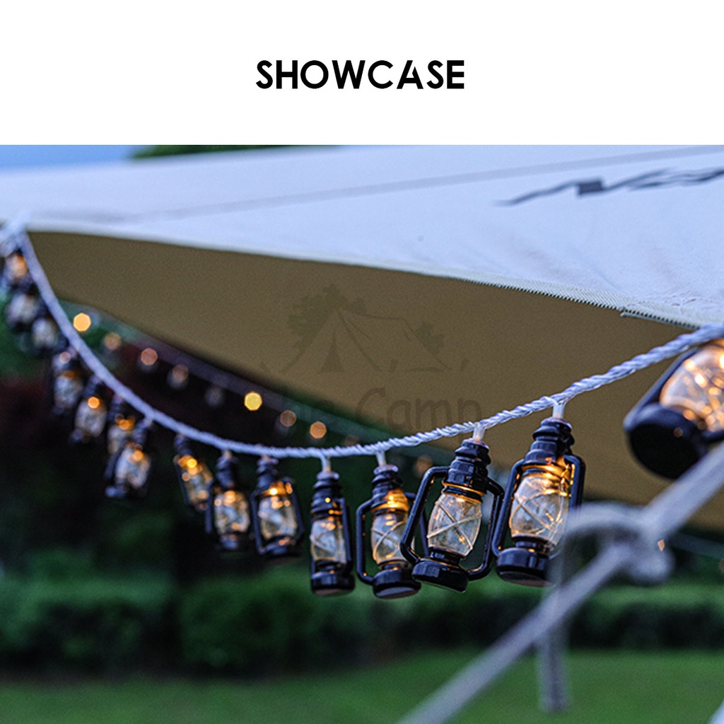 Outdoor LED Fairy Light & Lanterns 