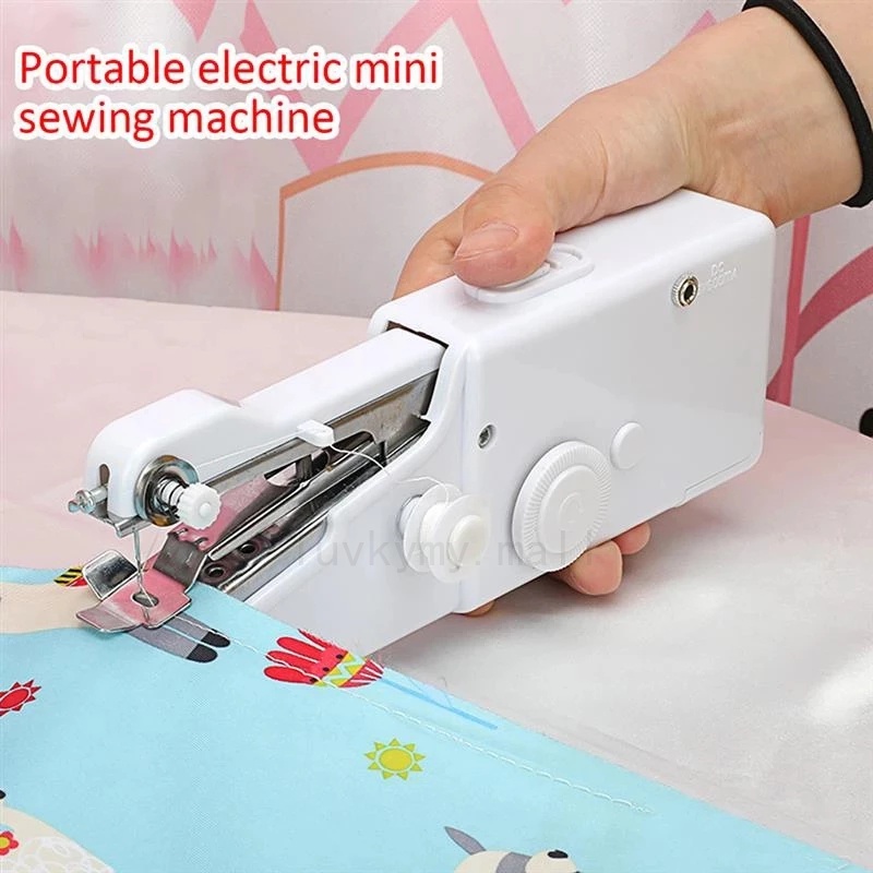 Household Portable Mini Handheld Electric Sewing Machine Quick Handy