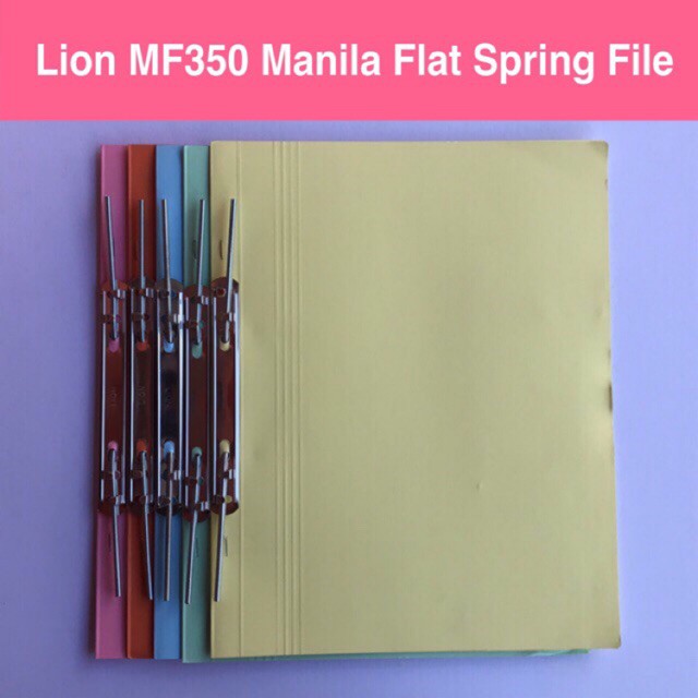 Lion MF350 Manila Flat Spring File / Manila File / Spring File | Shopee ...