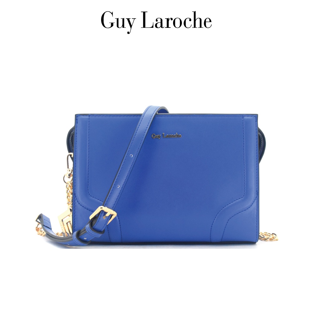 Guy Laroche Logo Shoulder Bag in Gray