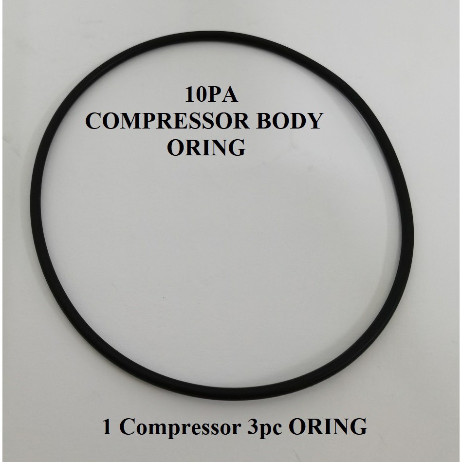 10PA AIR COND COMPRESSOR O-RING KIT LIP SEAL BODY ORING TOP ORING 10PA ...
