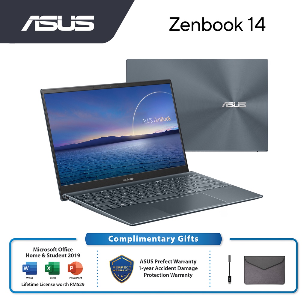 Asus Zenbook UX425E/UX325E Laptop Grey (Intel i5-1135G7/8GB