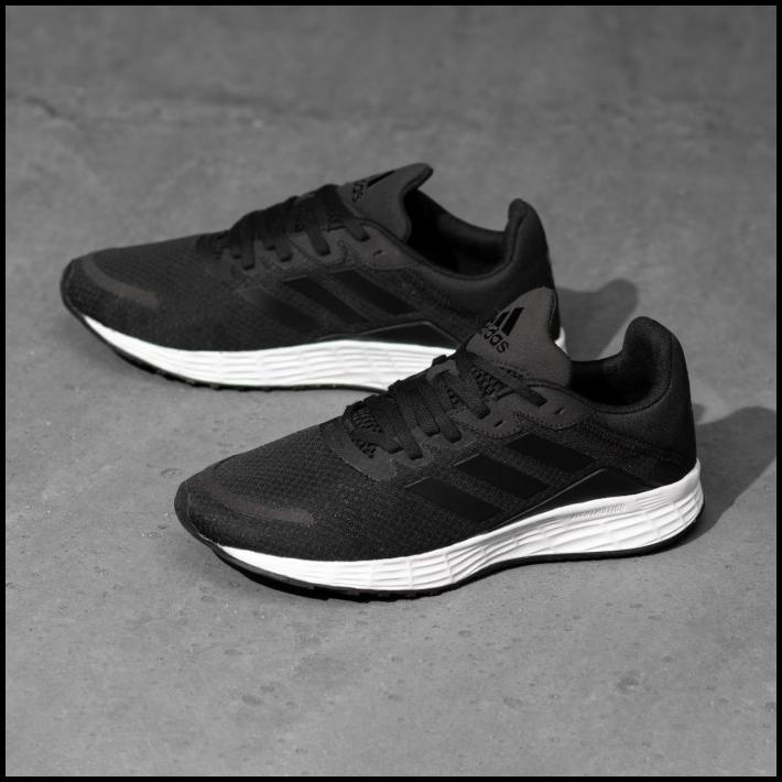 Adidas Original Duramo Sl Black Soles White Shoes | Shopee Malaysia