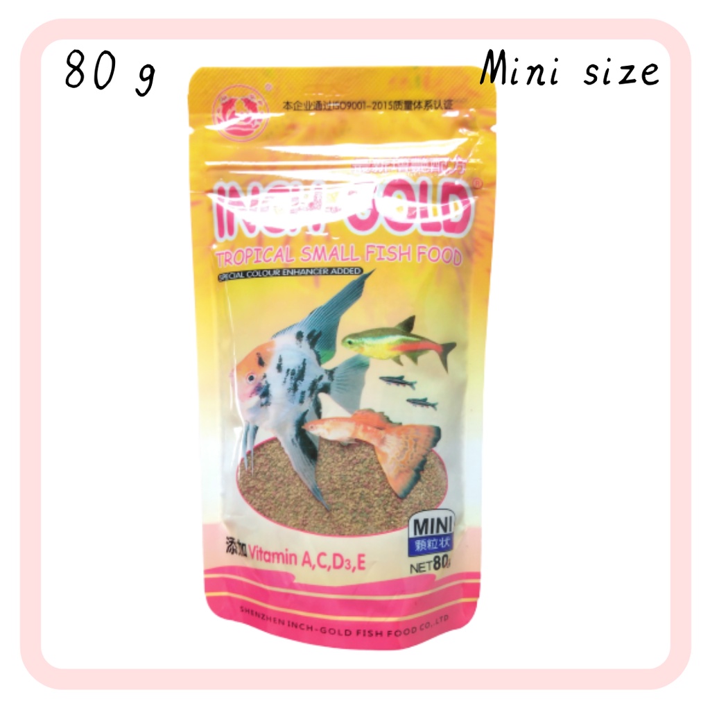 Inch gold tropical shop small fish food