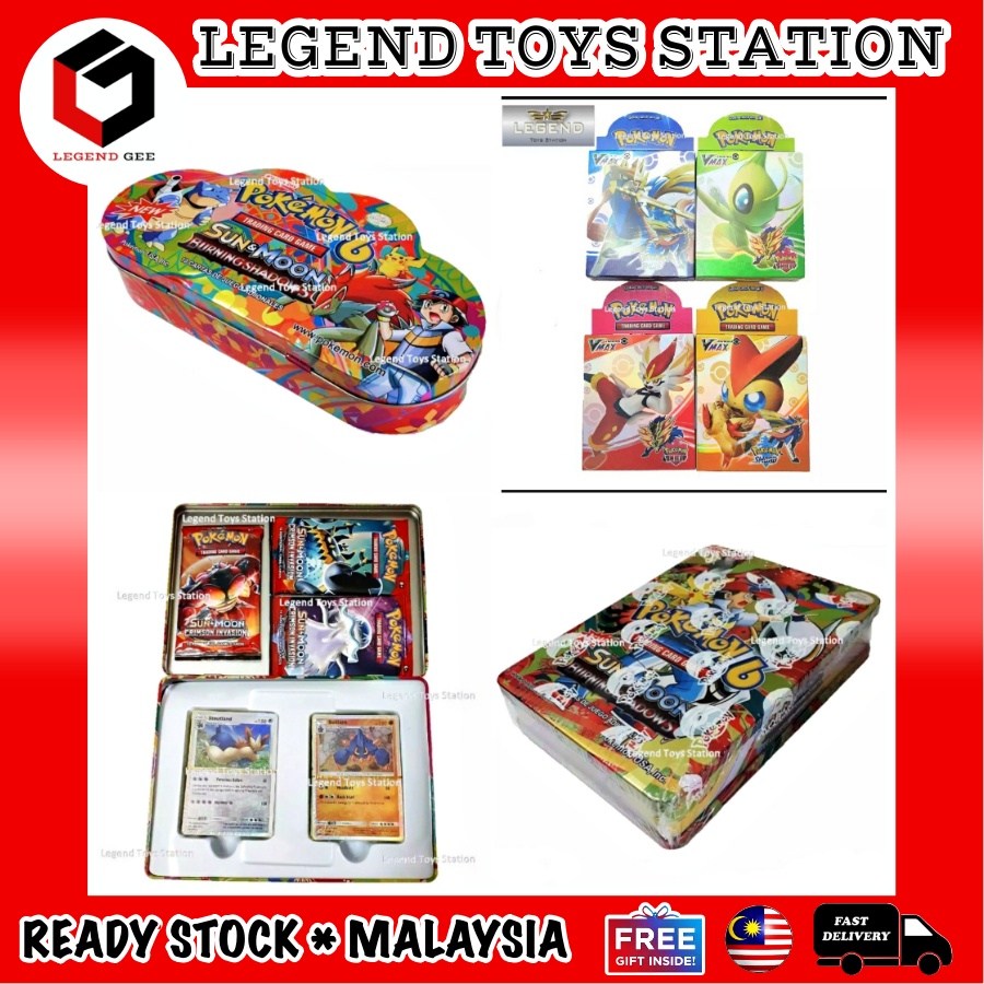 POKEMON TRADING CARD GAME METAL BOX Shopee Malaysia