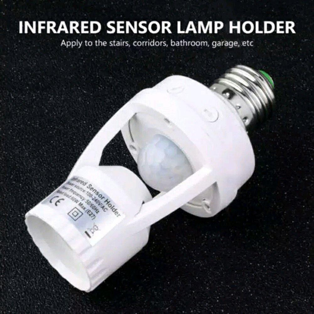 E27 PIR Motion Sensor Infrared Motion Sensor Light Bulb Lamp Holder