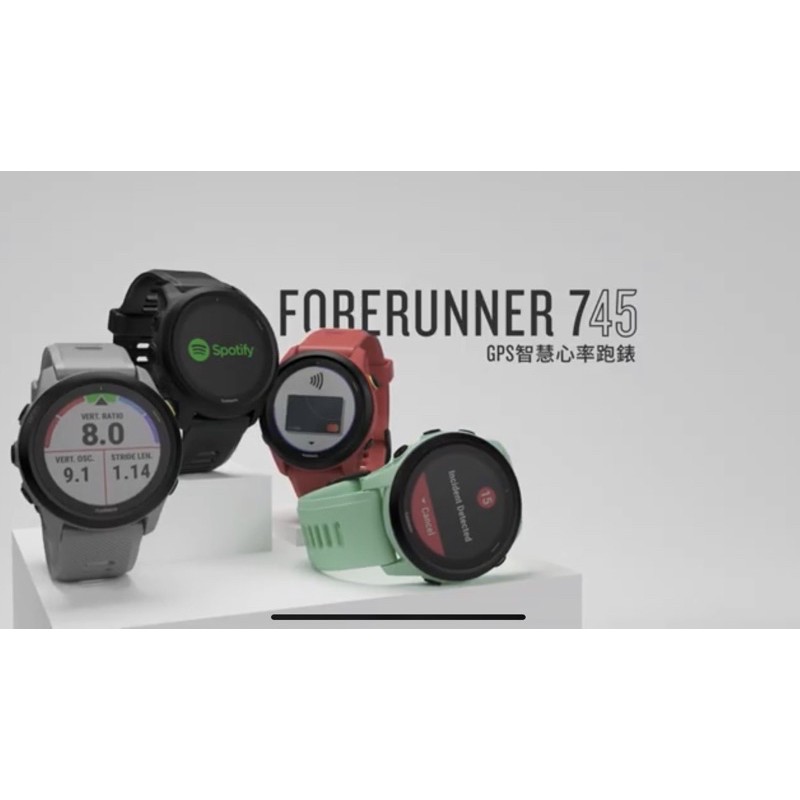 garmin forerunner 745 Iron Man Sports Watch Free Glass Sticker Blood ...