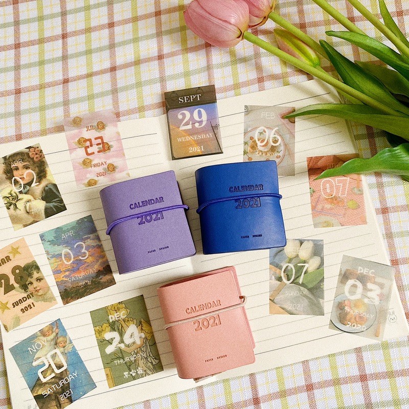 Book Calendar 2021 Aesthetic Tearing Form | Shopee Malaysia