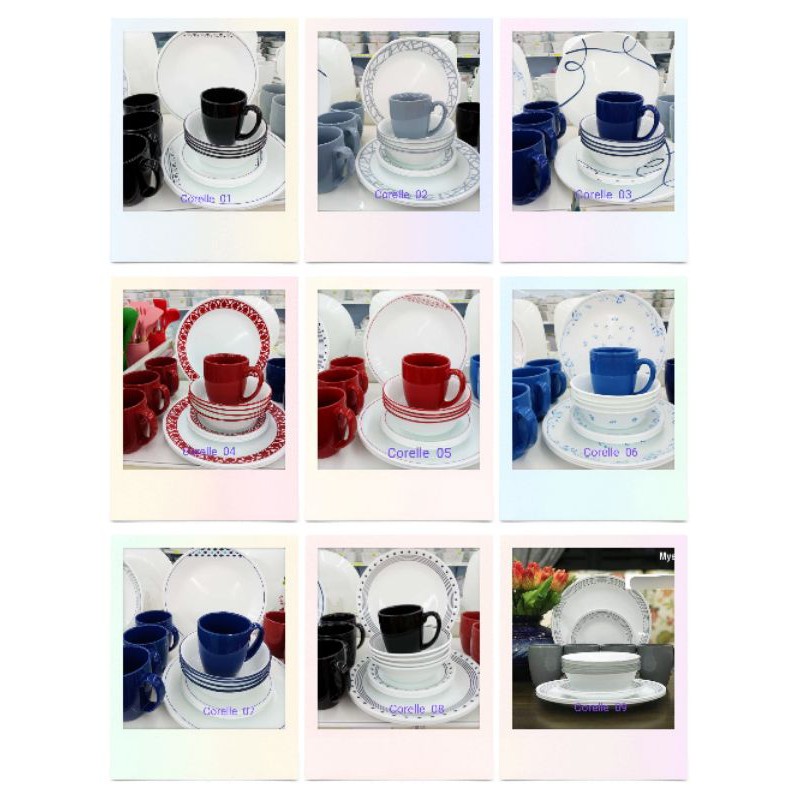 💥New design 💥Corelle livingware 16pcs 💥 | Shopee Malaysia