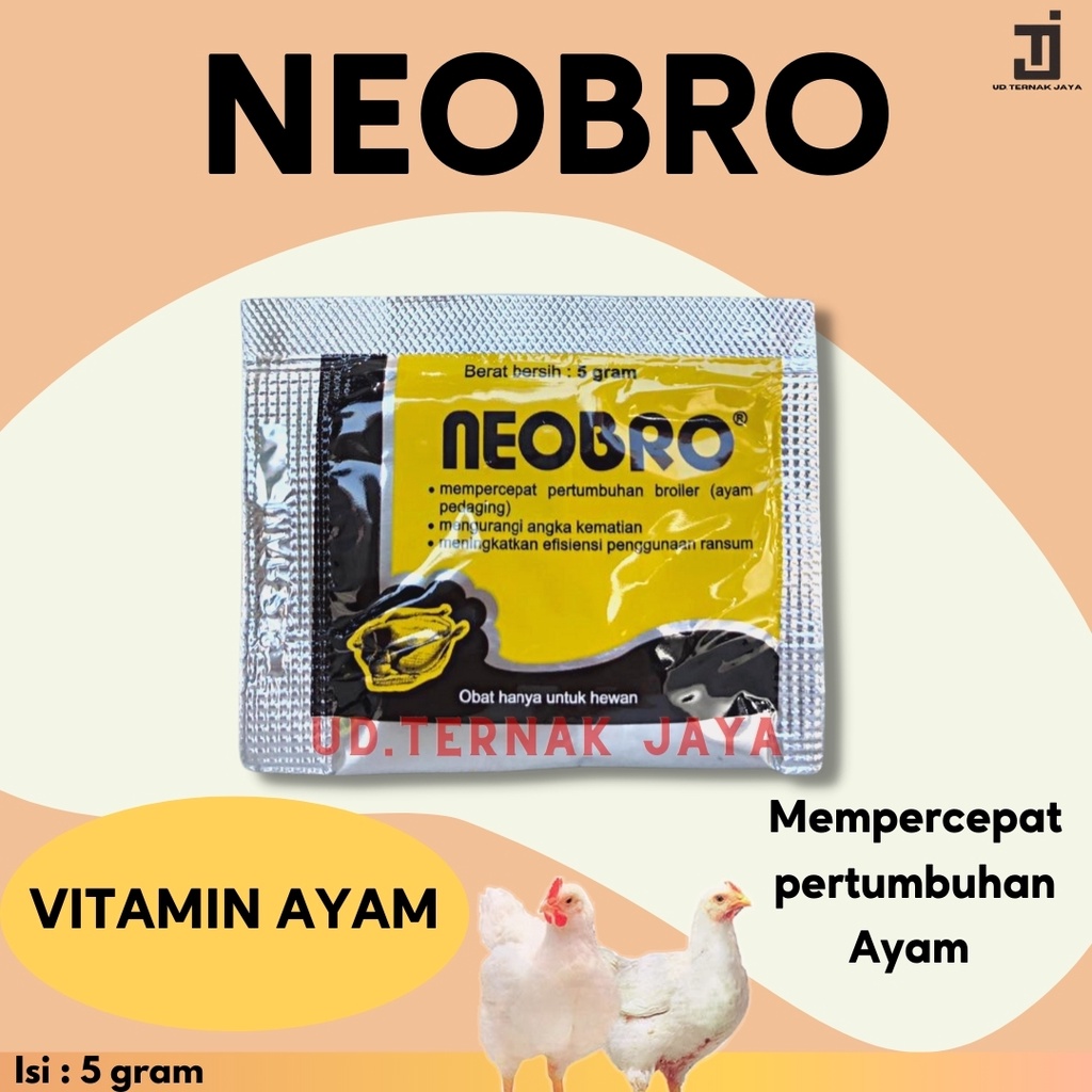 Neobro 5gram Multivitamin Broiler Growth Appetite Enhancer (Meat ...