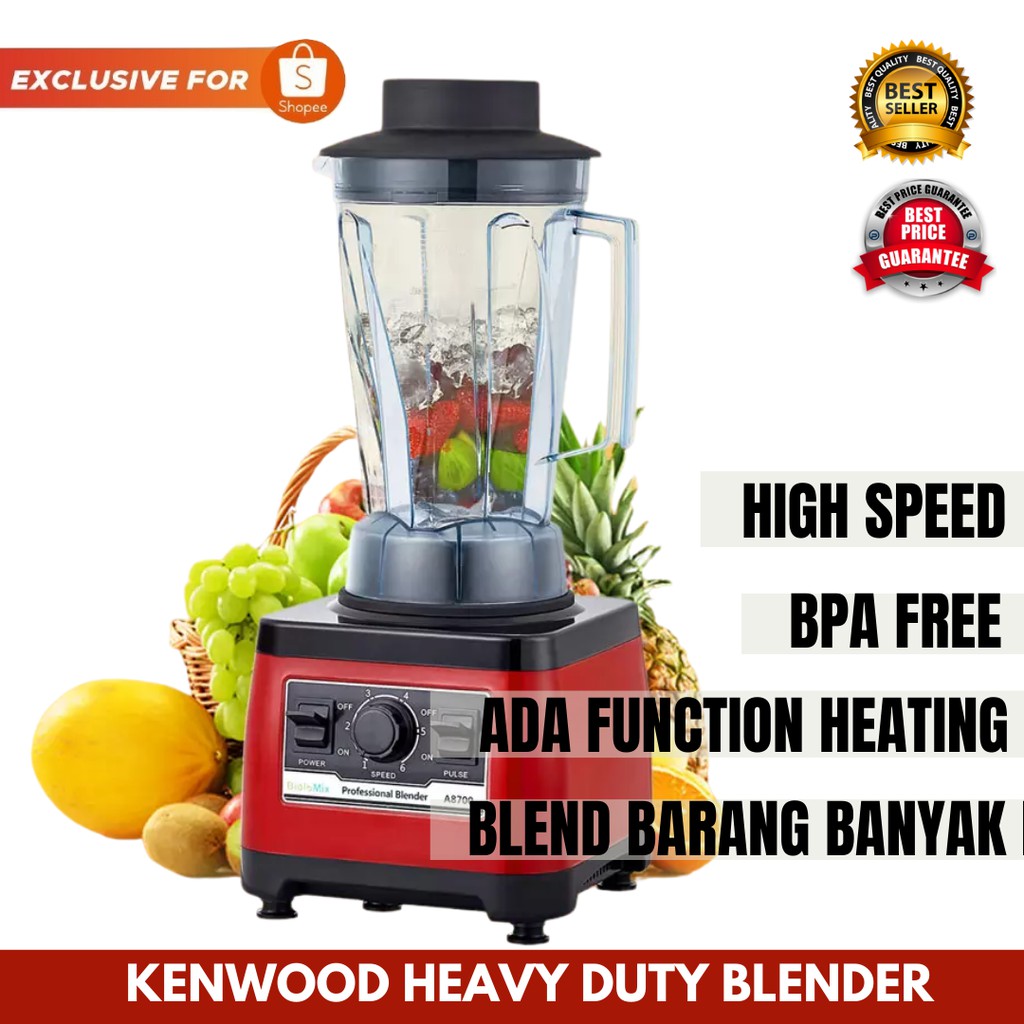 KENWOOD 1.8W Heavy Duty Blender /Grinder Jus/ Blender Berkelajuan