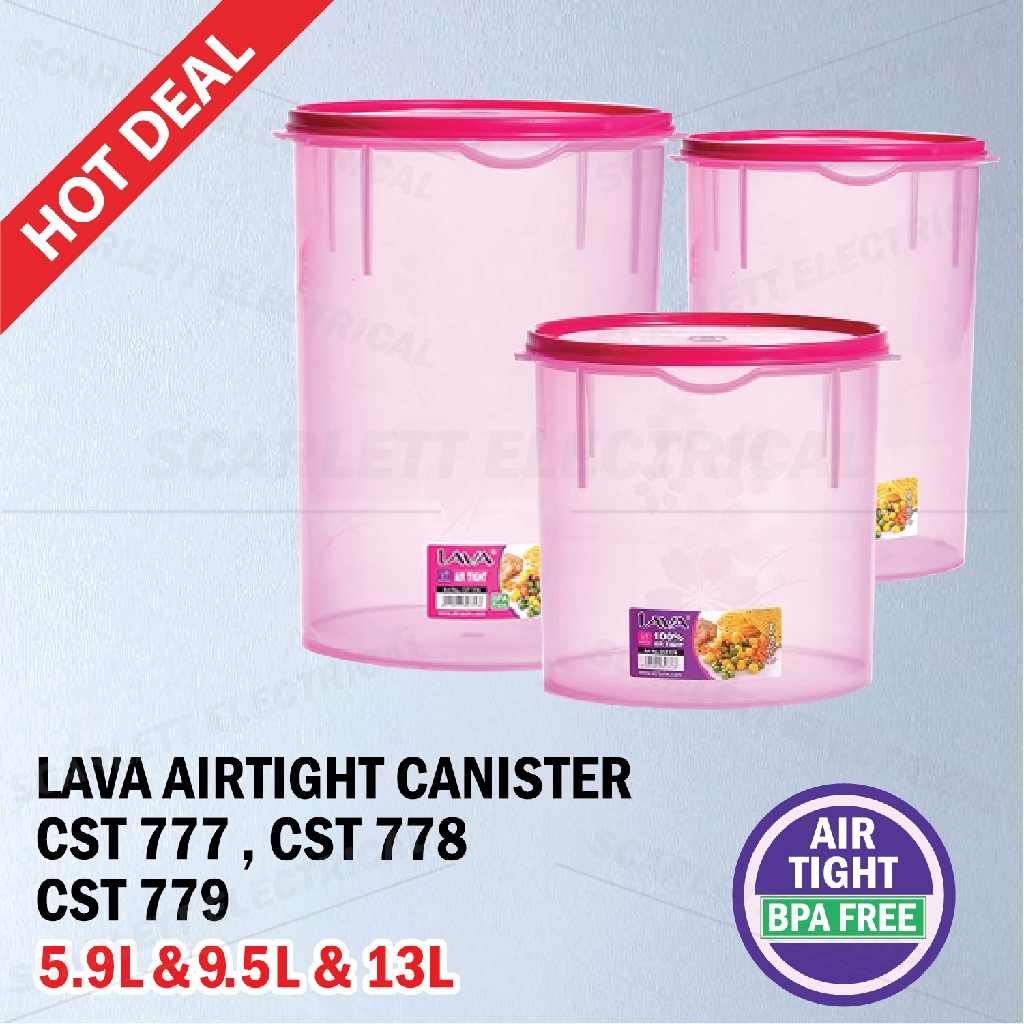 LAVA Air Tight Plastic Container 5.9 Litres