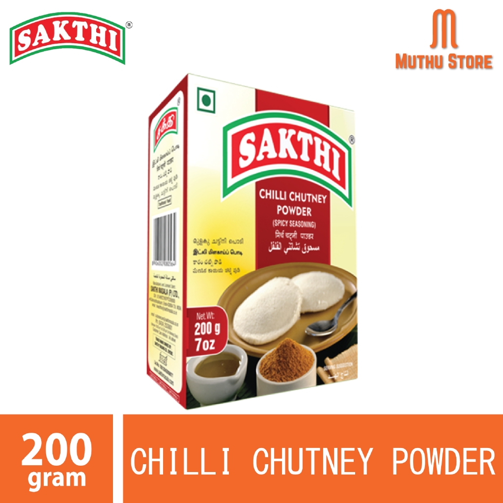 SAKTHI CHILLI CHUTNY POWDER 200g | Shopee Malaysia