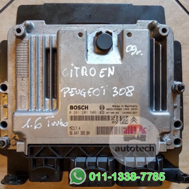 PEUGEOT 308 ECU ECM Engine Control Unit 1.6 TURBO [USED] | Shopee Malaysia