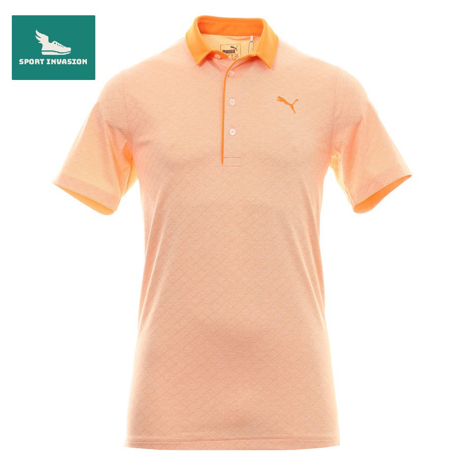 Puma diamond store jacquard polo