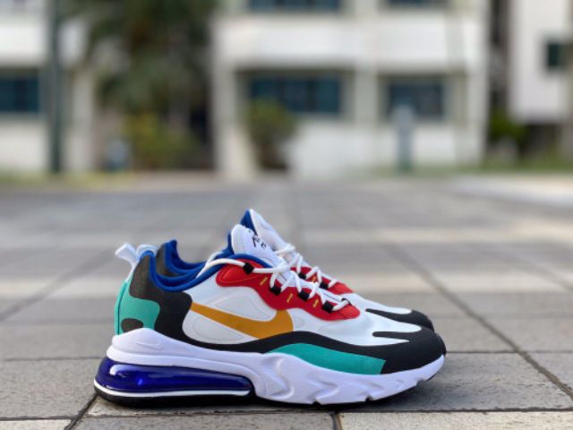 Nike Air Max 270 React Bauhaus Phantom/University Gold - AO4971