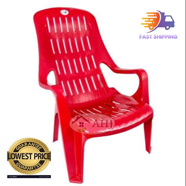 Plastic Relax Chair / Lazy Chair / Comfortable Chair with Arm Rest / side chair / Kerusi Malas