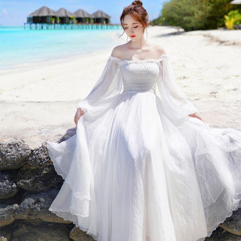 Beautiful white beach dresses hotsell