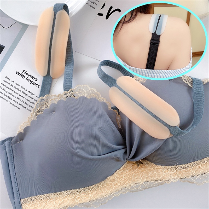 1 Pair nonslip shoulder strap silicone underwear prevent shoulder straps from slipping
