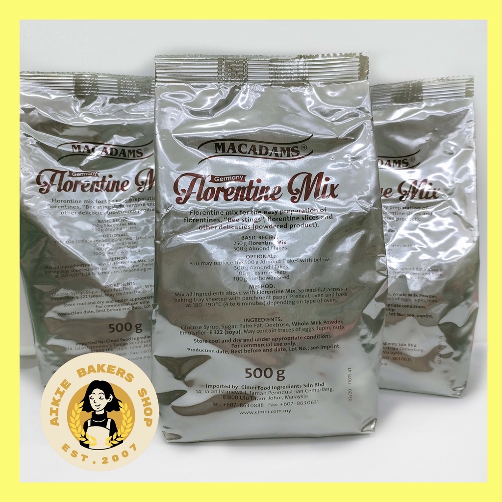 500g Florentine Mix Florenta Mix Florenta Flour (Macadams)(Halal