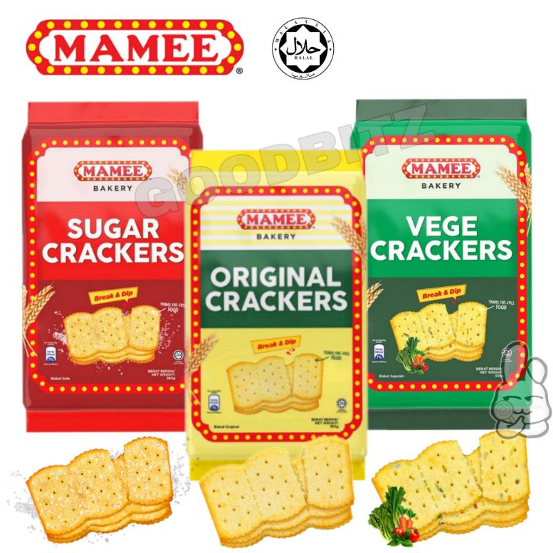 Mamee Bakery - Original, Sugar, Vege Crackers (Biscuit/Biskut Mamee ...