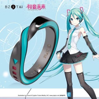 Hatsune Miku Ring, 925 Silver Ring, 