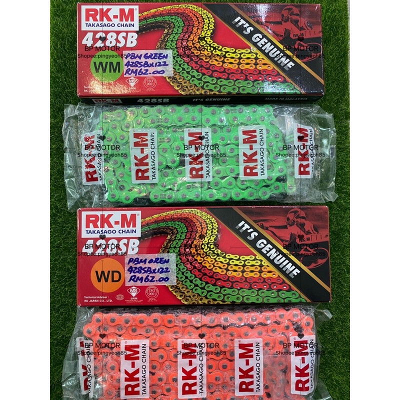 RK-M CHAIN RANTAI WARNA 428SB x 122L | Shopee Malaysia