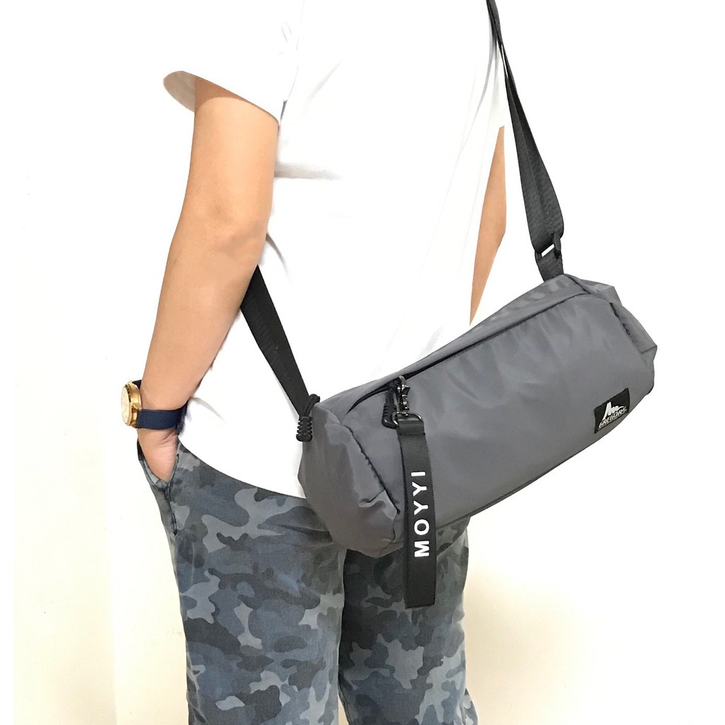 Ready Stock!! Men Sling Bag Shoulder Messenger Bag Soft Waterproof