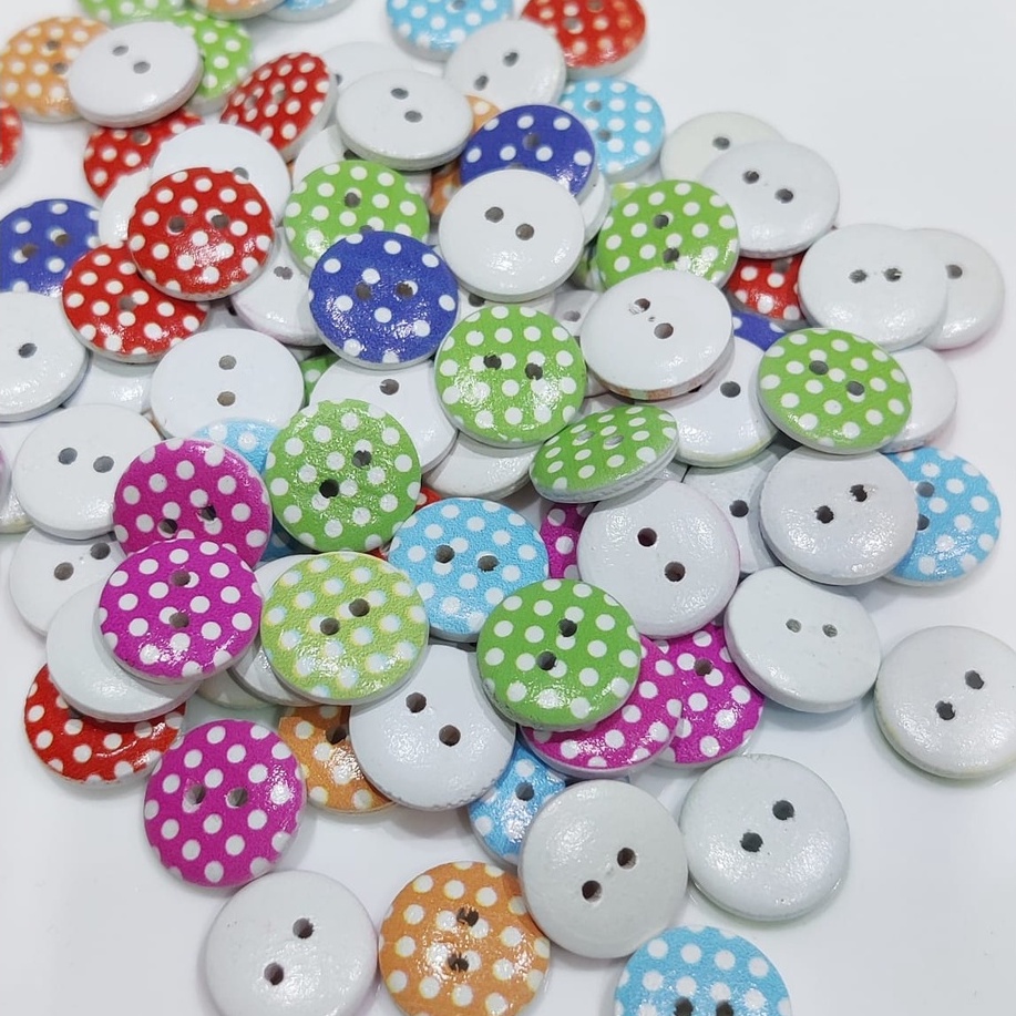 Wooden Button Butang Kayu Pelbagai Design Shopee Malaysia