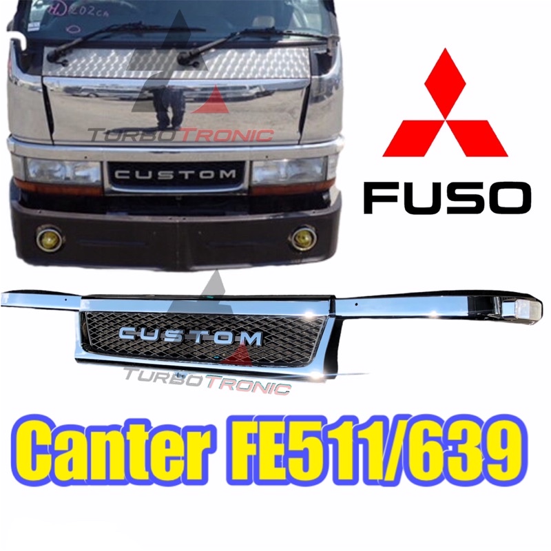🇹🇼TAIWAN Fuso Canter FE639 FE511 CUSTOM CHROME GRILLE | Shopee Malaysia
