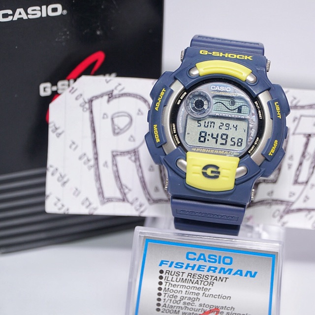 G-Shock DW-8600 Navy Fisherman | Shopee Malaysia