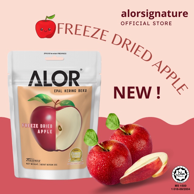 Alor Freeze Dried Fruits (big pack) - Strawberry/Mangosteen/Mango/Apple ...