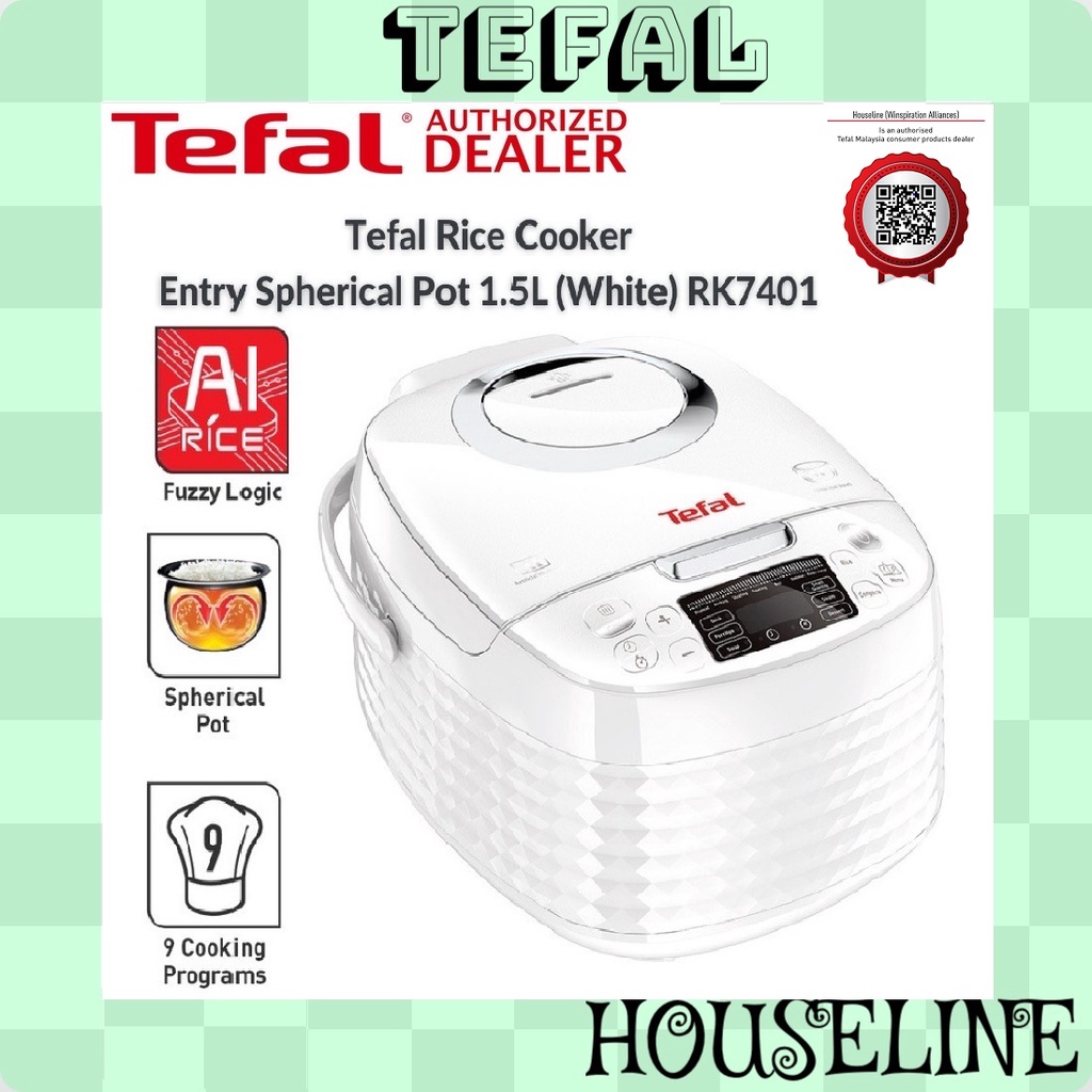 (1.1 SALES!!) Tefal RK7401 Spherical Bowl Series Rice Cooker 1.5L