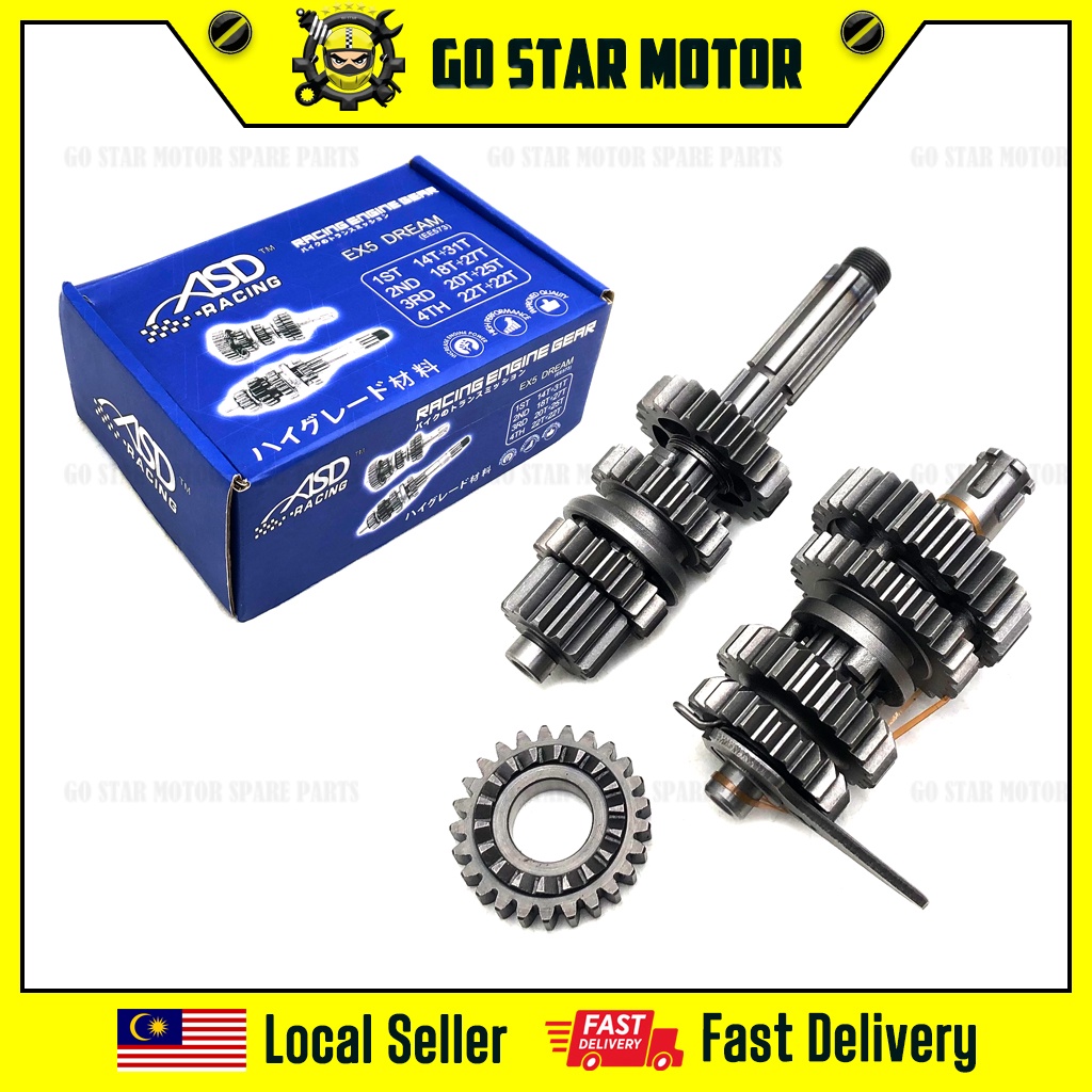 HONDA EX5DREAM EX5 DREAM WAVE100 W100 WAVE Racing Gearbox Gear Box Full